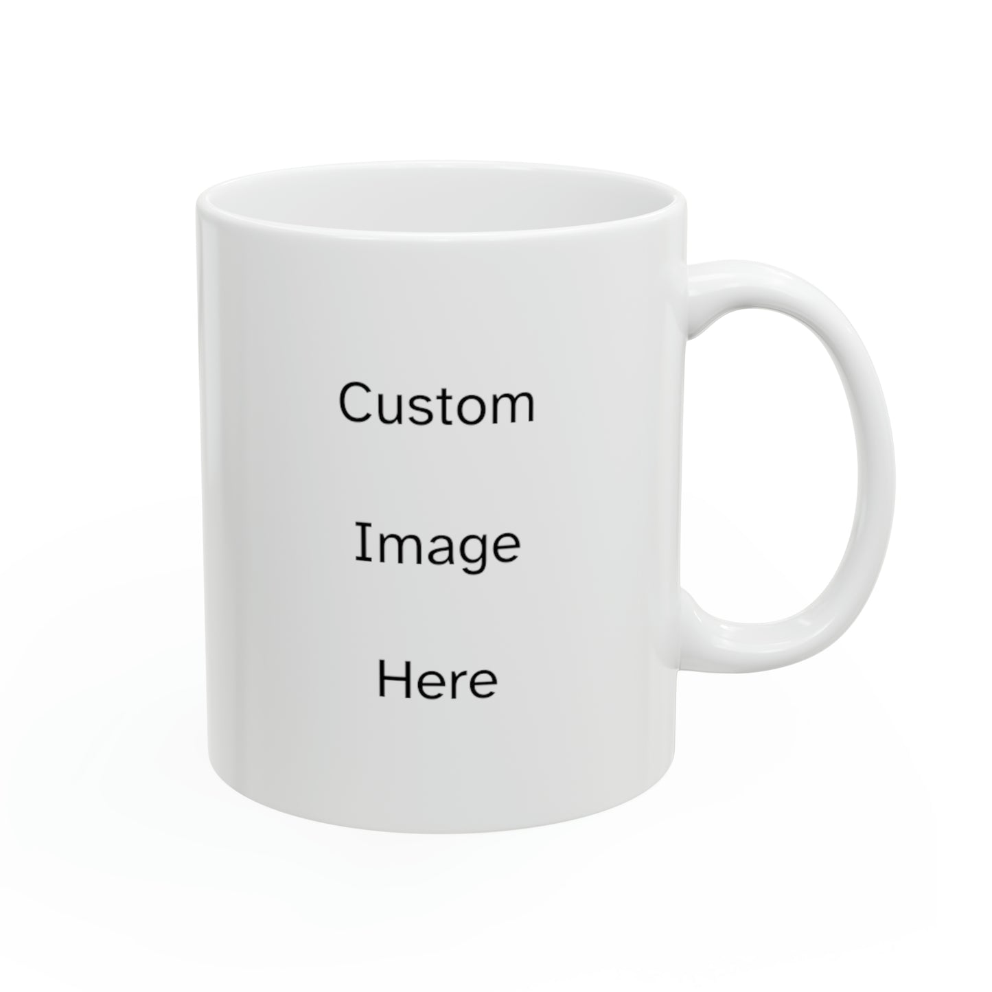 Custom Photo Love Letter Mug Pacifico Black