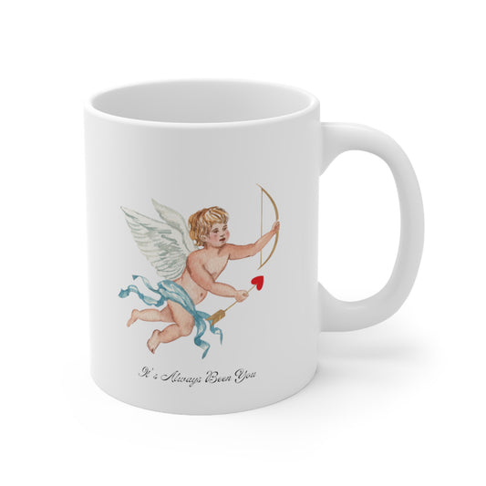 Cupid Got Me Mug